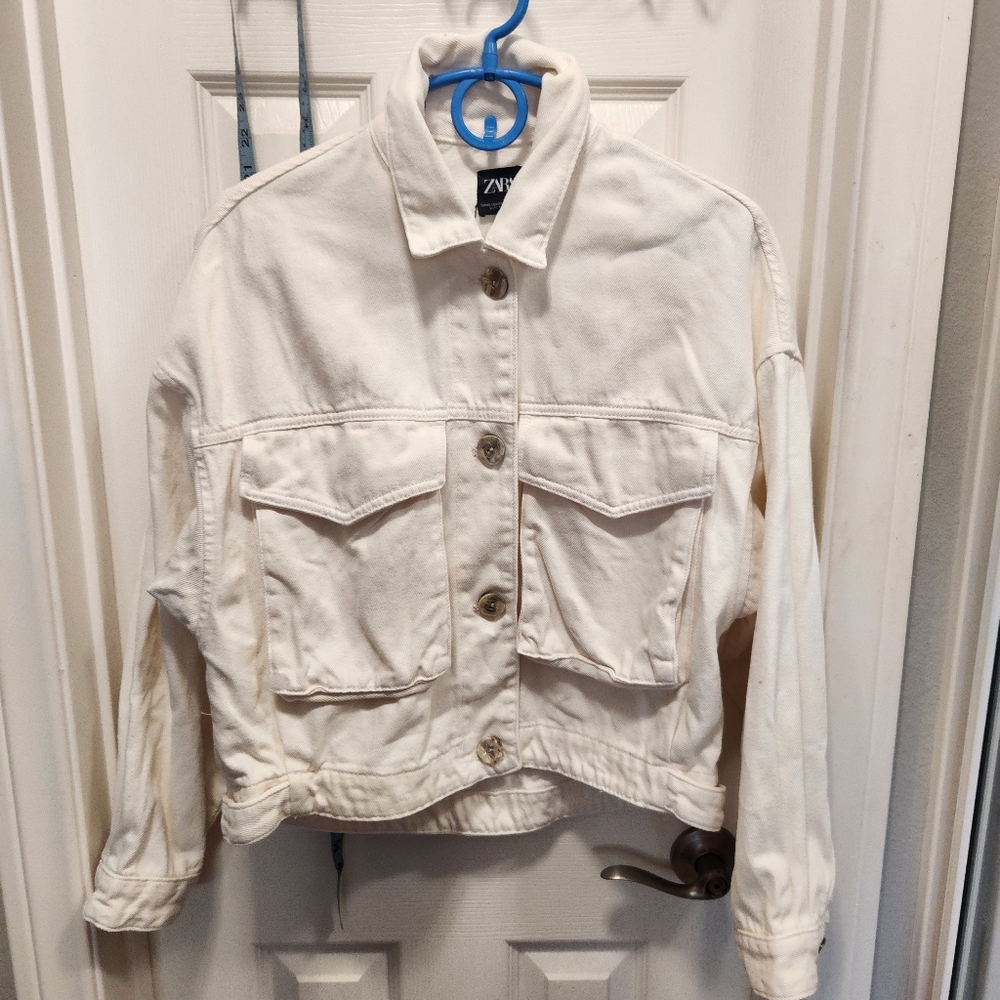Zara denim jacket size xs